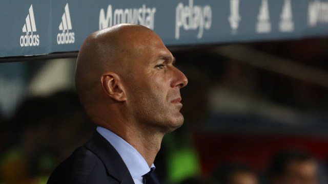 Pelatih Real Madrid, Zinedine Zidane. (Foto: Reuters/Juan Medina)