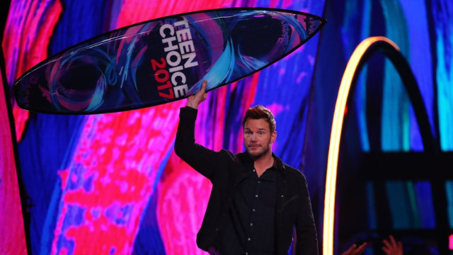 Chris Pratt di Teen Choice Awards 2017 (Foto: Reuters)