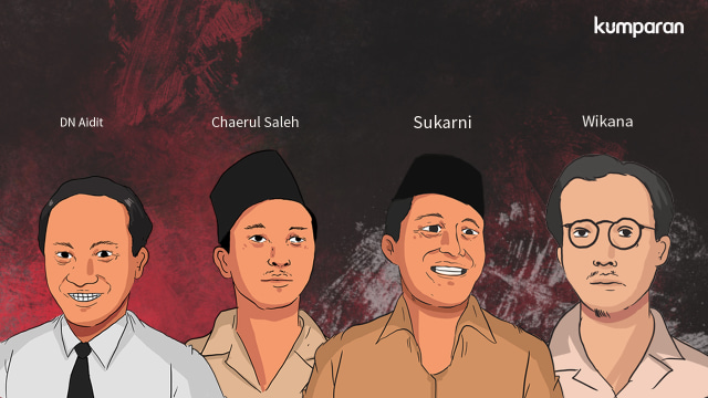 Empat pemuda radikal di Menteng (Foto: Muhammad Faisal Nu'man/kumparan)