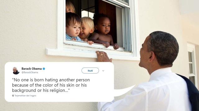 Tweet Obama (Foto: Twitter@BarackObama)