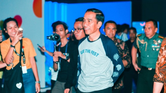 Jokowi di We The Fest 2017 (Foto: Dok. Ismaya Live)