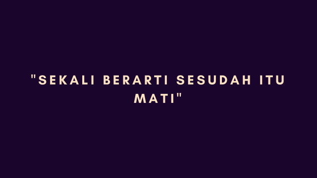 Quote Chairil Anwar (Foto: Canva)