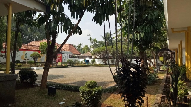 Halaman belakang rumah Imam Bonjol 1, Menteng. (Foto: Anggi Kusumawadewi/kumparan)