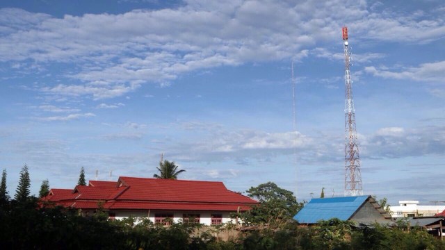 Base Transceiver Stations (BTS) Telkomsel Saumlaki (Foto: Fanny Kusumawardhani/kumparan)
