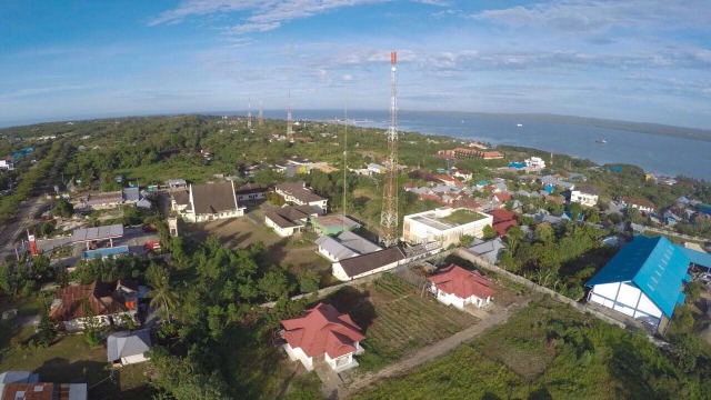Base Transceiver Station (BTS) Telkomsel Saumlaki (Foto: Resnu Andika/kumparan)
