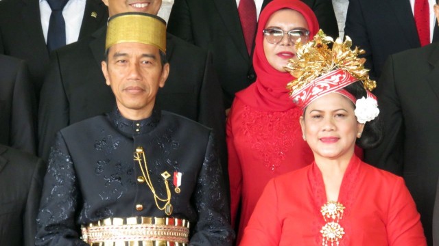 Jokowi dan Iriana. (Foto: Yudhistira Amrah S/kumparan)