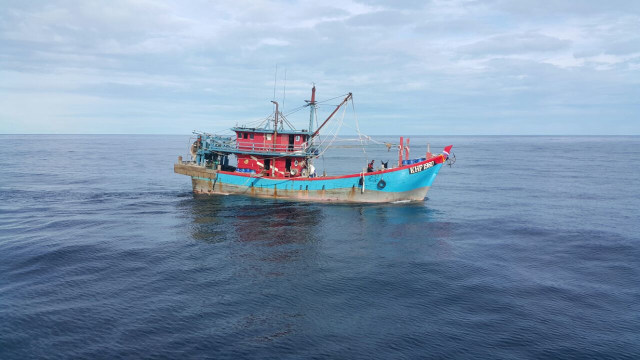 KKP Tangkap 2 Kapal Illegal Fishing Asal Malaysia (Foto: Dok. Ditjen PSDKP KKP)