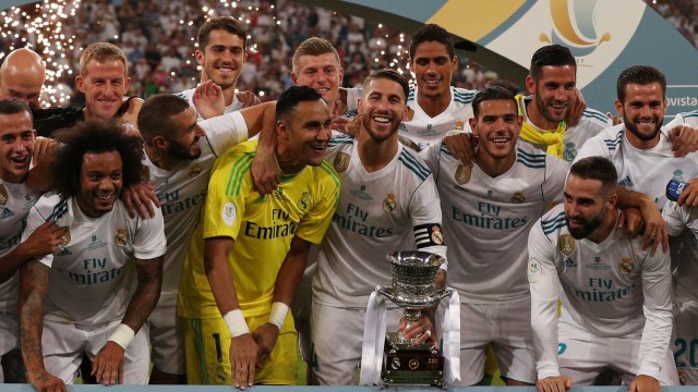 Real Madrid juara Piala Super Spanyol. (Foto: Reuters/Sergio Perez)