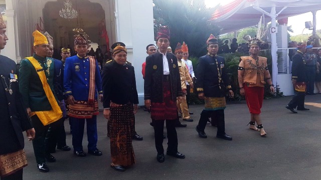 Jokowi sudah tiba di Istana. (Foto: Yudhistira Amran S./kumparan)
