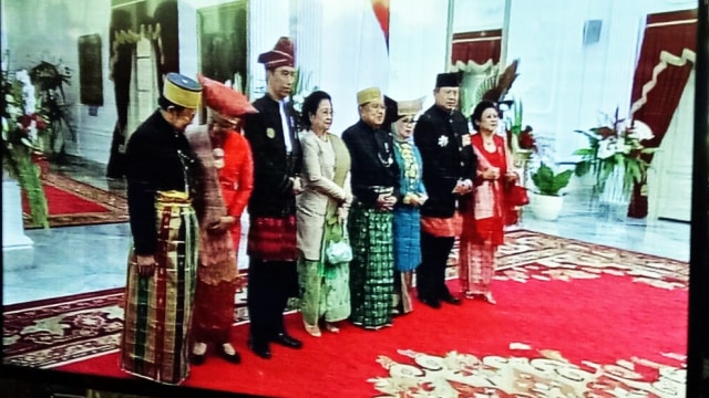 Presiden dan para mantan Presiden RI. (Foto: Ikhwanul Habibi/kumparan)