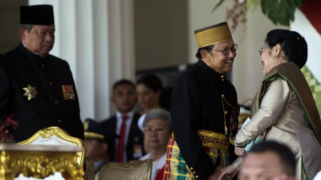 Habibie dan Megawati (Foto: Antara/Rosa Panggabean)