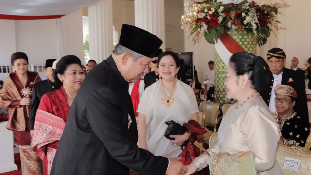 SBY dan Megawati. (Foto: Twitter/@isari68)