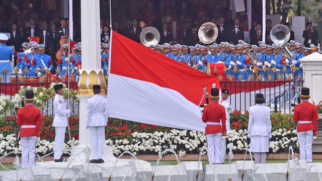 Upacara HUT ke-72 RI di Istana Merdeka (Foto: Biro Pers Setpres)