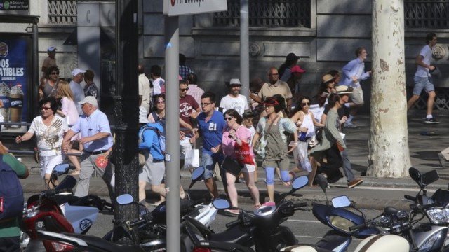 Serangan Teroris di Las Ramblas, Barcelona (Foto: AP Photo/Oriol Duran)