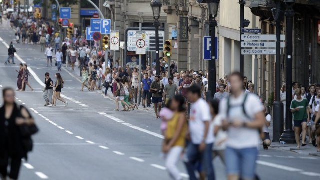 Serangan Teroris di Las Ramblas, Barcelona (Foto: AP Photo/Manu Fernandez)