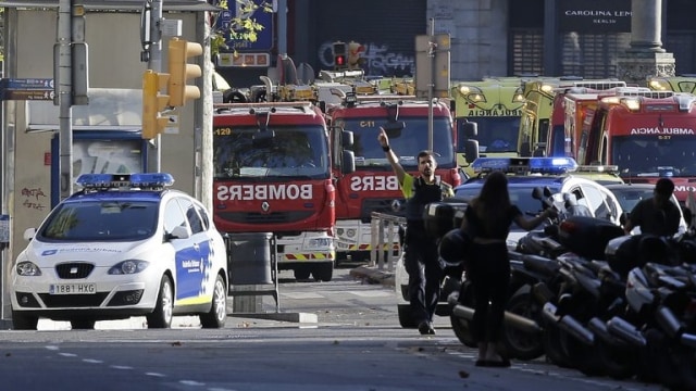Serangan Teror di Barcelona (Foto: AP Photo/Manu Fernandez)