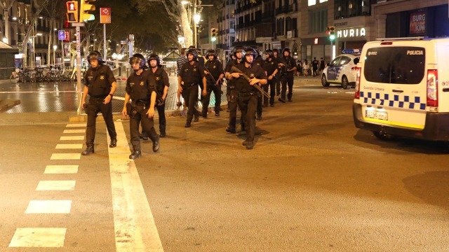 Serangan Teroris di Barcelona (Foto: REUTERS/Sergio Perez)