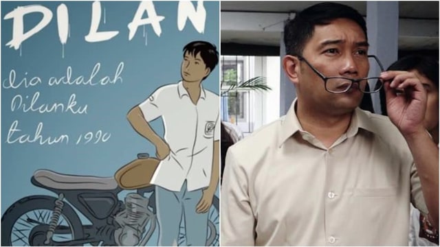 Ridwan Kamil di Film Dilan (Foto: Instagram/@ridwankamil)