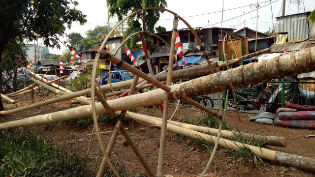 Penjualan pohon pinang di Manggarai (Foto: Iqra Ardini/kumparan)