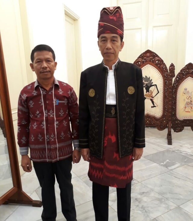 Wahono dan Jokowi (Foto: Dokumentasi Wahono)