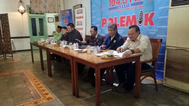 Diskusi Polemik Dana Desa Sindotrijaya (Foto: Johanes Hutabarat/kumparan)
