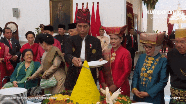 Ramah Tamah dalam rangka HUT ke-72 RI (Foto: Dok. Biro Pers Istana Kepresidenan)