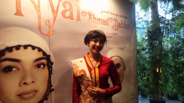Tika Bravani di Gala Premiere Nyai Ahmad Dahlan. (Foto: Yurika Kencana/kumparan)