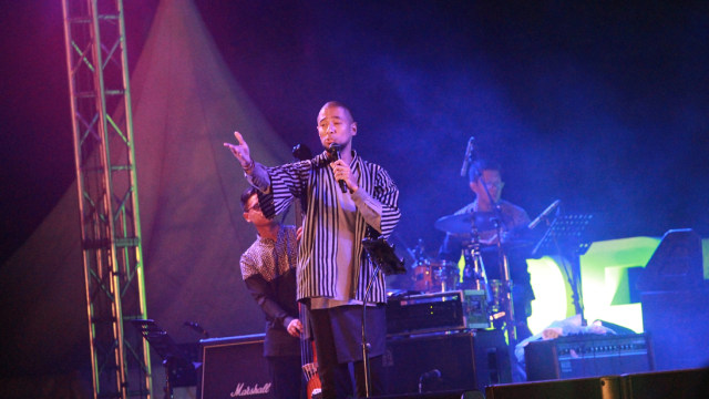 Penampilan Marcel Siahan di Prambanan Jazz. (Foto: Munady)