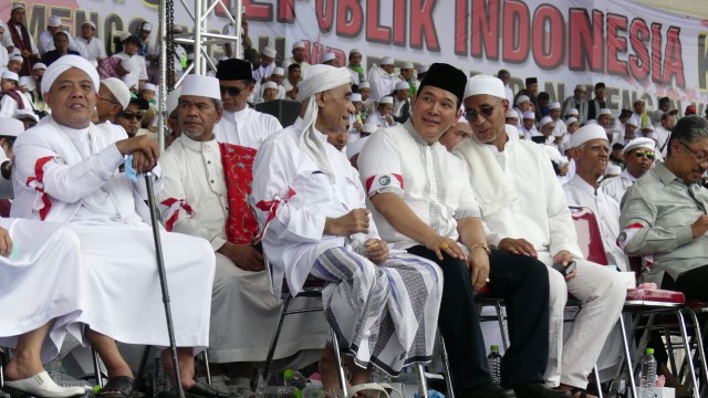 Tommy Soeharto di Milad FPI (Foto: Ferio Pristiawan/kumparan)