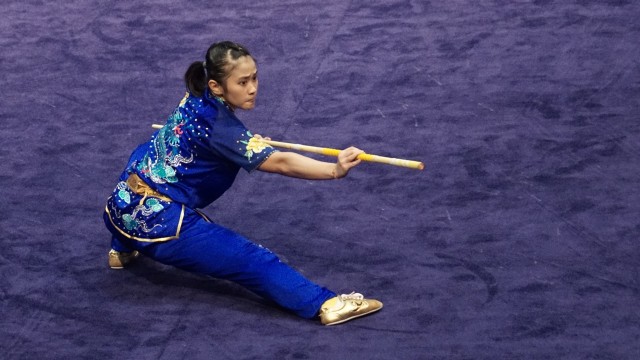 Atlet wushu Indonesia Felda Elvira Santoso  (Foto: Aditia Noviansyah/kumparan)