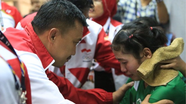 Tim Sepak Takraw putri INA lakukan WO. (Foto:  Dok. Kemenpora)