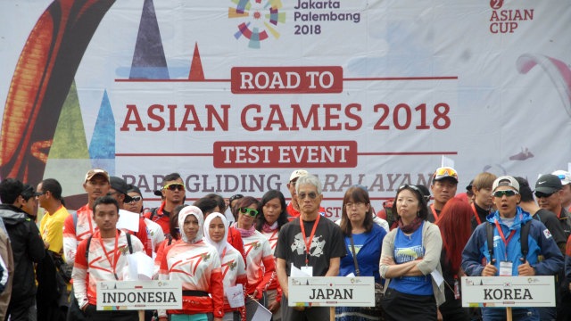 Salah satu ajang test event Asian Games. (Foto: ANTARA/Yulius Satria)
