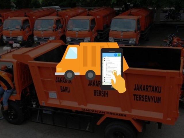 Melacak Rute dan Keberadaan Truk Sampah via Portal Jakarta Smart City