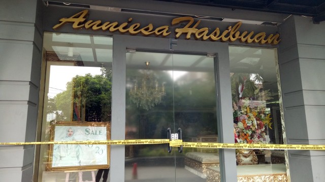 Butik Aniessa Hasibuan ditutup. (Foto: Amanaturrosyidah/kumparan)