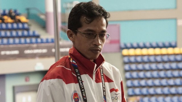 Pelatih sepak takraw Indonesia, Arsy Syam. (Foto: Aditia Noviansyah/kumparan)
