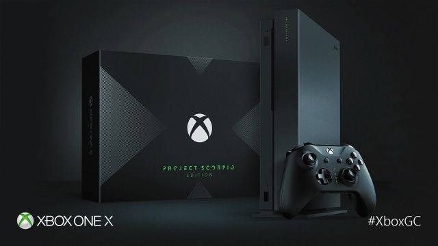 Konsol game Xbox One X Scorpio Edition. (Foto: Microsoft Xbox)