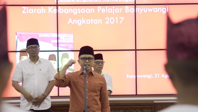 Ziarah Kebangsaan Pelajar Banyuwangi 2017 (Foto: Nur Syarifah Sa'diyah/kumparan)