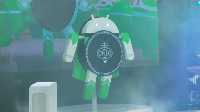 Maskot Android Oreo dipamerkan di New York. (Foto: Google)