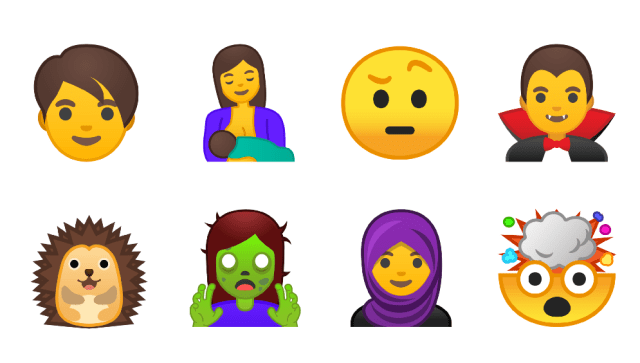 Beberapa emoji baru di Android Oreo. (Foto: Google)