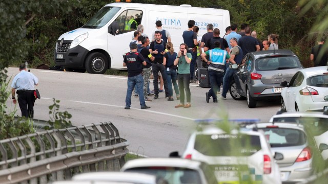 Pelaku Serangan Teror Barcelona Ditembak Mati (Foto: REUTERS/Albert Gea)
