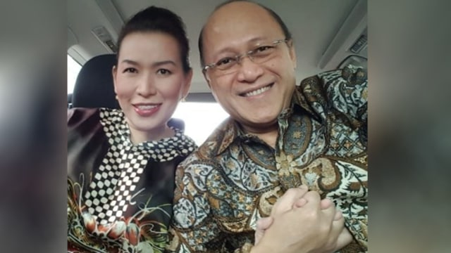 Mario Teguh dan istri. (Foto: Instagram @linnateguh)