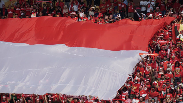 Suporter Timnas Indonesia. (Foto: Aditia Noviansyah/kumparan)