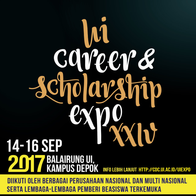 UI Career & Scholarship Expo Datang Lagi! Persiapkan Dirimu! 