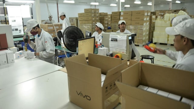 Pabrik ponsel Vivo di Cikupa, Tangerang. (Foto: Vivo Indonesia)