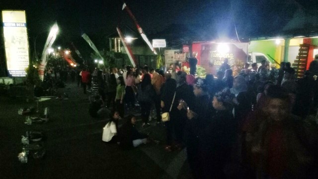 Festival Tumpeng Sewu, Banyuwangi (Foto: Fahrian Saleh/kumparan)