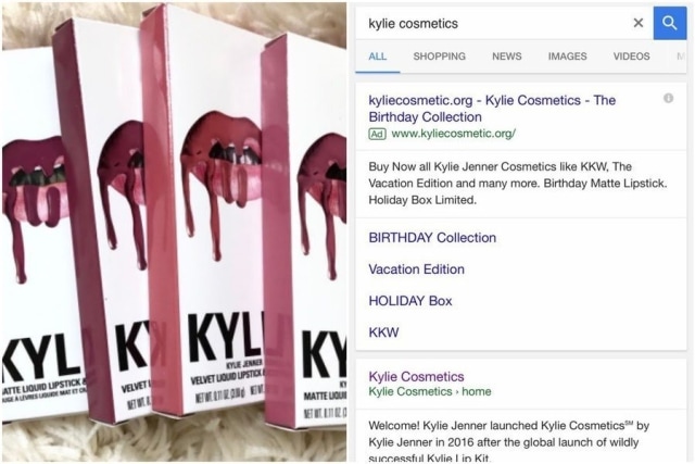 Hati-hati, ada situs Kylie Cosmetics palsu. (Foto: Twitter: @kyliejenner)