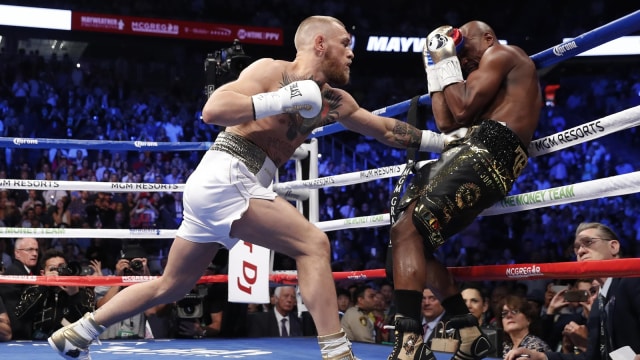 Pertandingan tinju dunia, McGregor vs Mayweather. (Foto: REUTERS/Steve Marcus)