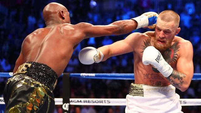 Pertandingan McGregor vs Mayweather. (Foto: REUTERS/Steve Marcus)