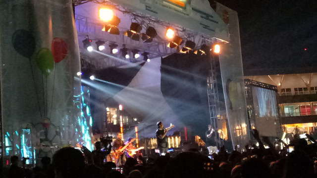 Kahitna saat tampil di panggung Markas 2017 (Foto: Prabarini Kartika/kumparan)