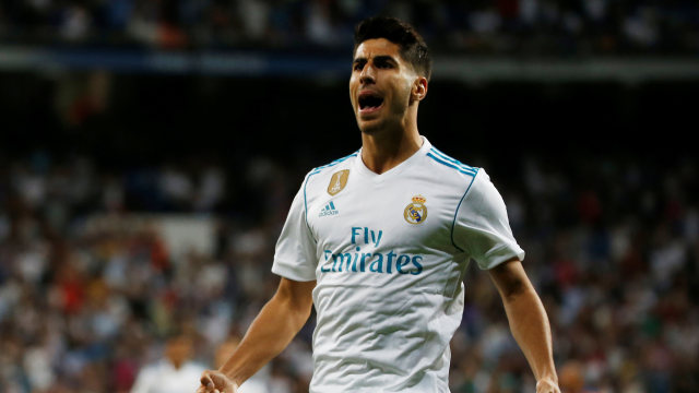 Asensio selamatkan Madrid dari kekalahan. (Foto: Reuters/Javier Barbancho)